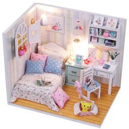 【批貨達人】幸福角落 手工拼裝 慵懶時光 花開半夏 浪漫夏日 手作DIY小屋袖珍屋 帶防塵罩 迷你屋 創意小物生日禮物 歷史價格詳細信息