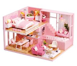 【批貨達人】時光旅行咖啡屋 手工拼裝 手作DIY小屋袖珍屋 帶防塵罩 迷你屋 創意小物生日禮物 歷史價格詳細信息