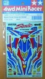 【#TAMIYA 15229】1/32 迷你四驅車 BUSTER SONIC 強棒音速 烈四 爆走兄弟 貼紙 缺件 歷史價格詳細信息