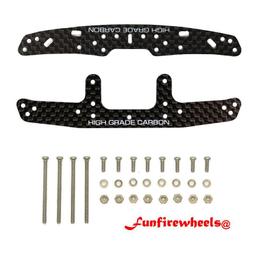 四驅車 3MM HG 黑色碳纖維特硬刻字前翼94738 95258 非田宮 貨號31 歷史價格詳細信息
