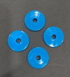 ◣瘋玩具◥ (軌道車)超輕量-低摩擦14mm【藍色】導輪皮(4顆) 強化塑材 不易變形 TAMIYA田宮四驅車 歷史價格詳細信息