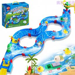 兒童拼接水管道積木拼裝玩具拼插3-4-6周歲7歲塑料組裝男孩子益智 歷史價格詳細信息