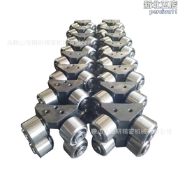 滾輪導軌 重載滾輪直線導軌 V型鑲鋼導軌三角導軌 42CrMo非標可定 歷史價格詳細信息