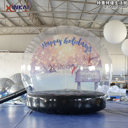 充氣透明雪花球水晶球商場展示元旦聖誕卡通氣模充氣透明雪人 歷史價格詳細信息