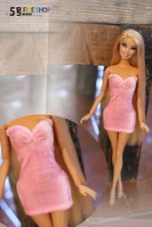芭比 娃娃 連身洋裝 亮皮 亮粉 外套 皮帶 洋裝 服裝 歷史價格詳細信息