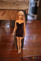 芭比 娃娃 連身洋裝 亮皮 亮粉 外套 皮帶 洋裝 服裝 歷史價格詳細信息