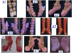 芭比娃娃的鞋架 ＋10雙鞋 歷史價格詳細信息