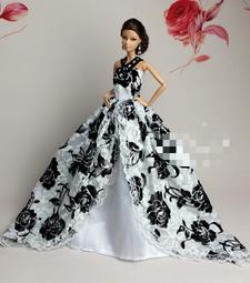 芭比娃娃婚紗禮服No.191，優惠價160元不含郵 歷史價格詳細信息