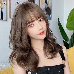 中老年假发女短发卷发真人发套逼真自然透气轻薄时尚全头套式~特價 歷史價格詳細信息