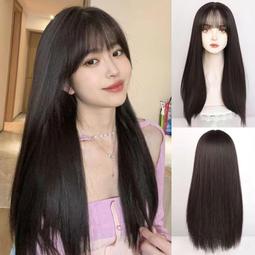 假發女全頭taoLolita自然長卷發長直發八字中分劉海網紅氣質透氣 歷史價格詳細信息