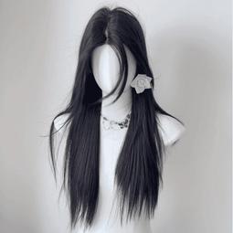 假發女長直發中分長發網紅八字劉海時尚蓬松自然假發女全頭逼真 歷史價格詳細信息