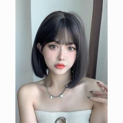 假發女短款外翹直馬尾抓夾式氣質純手工辮子綁帶自然隱形發尾微翹 歷史價格詳細信息