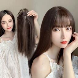 假發女頭頂補發片仿真發遮蓋白發齊劉海假發片無痕自然隱形遮頭頂  她說精選 歷史價格詳細信息