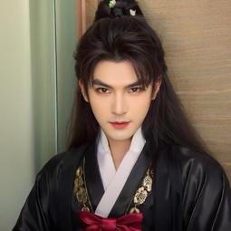 國風假頭發黑蓮花攻略手冊cos英氣俠士高馬尾短發武俠大師兄 歷史價格詳細信息