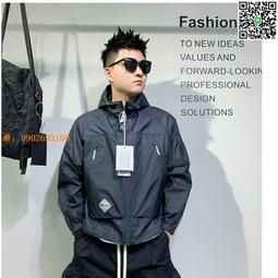 工裝連帽防曬衣男夏季薄款透氣寬鬆夾克ins港風情侶潮流撞色外套 歷史價格詳細信息