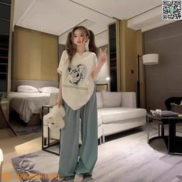 冰絲防曬褲女夏季薄款寬鬆大碼直筒闊腿褲高腰垂感休閒運動速幹褲 歷史價格詳細信息