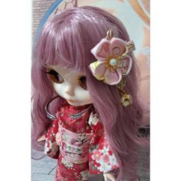 小禎雜貨 三花流蘇藍色 和風手工花朵髮夾  和服 花朵髮夾  小布娃娃頭飾 大人 小孩 小布娃娃 美樂娃娃都可使用 歷史價格詳細信息