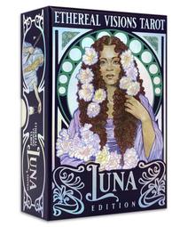 藝品塔羅（贈電子中文翻譯）｜Ethereal Tarot，又名飄渺幻境塔羅，彩色手繪金箔燙印【左西購物網】 歷史價格詳細信息