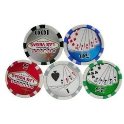 【加重籌碼】拉斯維加斯圖形5格-100片籌碼 有印面額 (100-LV5型)加重型.台灣製【同同大賣場】 歷史價格詳細信息