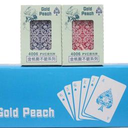 金桃牌 PVC 撲克牌 4006 撕不破 塑膠 撲克牌 12副入 /組 超商取貨單筆限購2組 歷史價格詳細信息