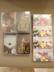 一次賣十副全新未拆封: 4副長榮hello kitty+5副卡通塑膠含外殼 撲克牌 價格比較,價格查詢,歷史價格詳細信息