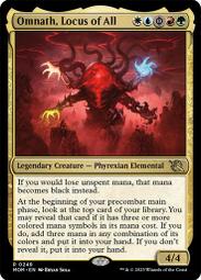 [ALG卡牌專門] MOM 邪軍壓境 Foil Omnath, Locus of All 英文 擴圖特閃 歷史價格詳細信息