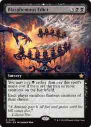 BLASPHEMOUS EDICT x4 mtg NM-M Foundations 4 Rare 歷史價格詳細信息