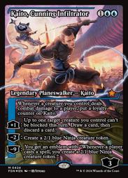 Kaito, Cunning Infiltrator (Showcase) (Japanese)&nbsp;Foundations - Near Mint Foil 歷史價格詳細信息