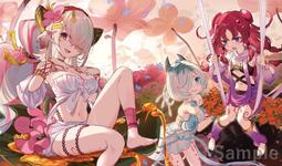 [現貨][水色代購][桌墊] Comiket 102 星之色 ほしいろ hololive 常闇トワ 居家服ver 歷史價格詳細信息