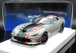 1/18 AUTOart Dodge VIPER SRT-10 2003 PROTOTYPE VERSION 紅色 歷史價格詳細信息