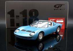 【MASH-2館】現貨特價 GT Spirit 1/18 Lamborghini Miura Roadster blue 價格比較,價格查詢,歷史價格詳細信息