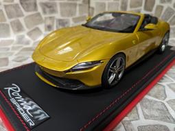 Ferrari Roma Spider Blu Roma 限量49台 FE040C 1/18 MR 歷史價格詳細信息