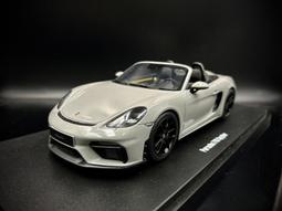 1/18 GT Spirit Porsche 718 Spyder Crayon Grey GT436【MGM】 歷史價格詳細信息