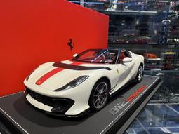 1/18 BBR Ferrari 812 Competizione A Volterra P18209N【MGM】 歷史價格詳細信息