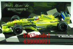 (中飾模型) F1 2006 MF1 M16 TOYOTA C.ALBERS #19 1:43 Minichamps 歷史價格詳細信息