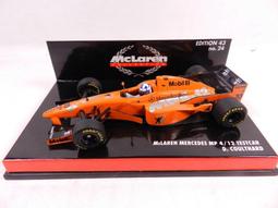 1/43 F1 McLaren MP4-17 Kimi Raikkonen  2002 Michelin 歷史價格詳細信息