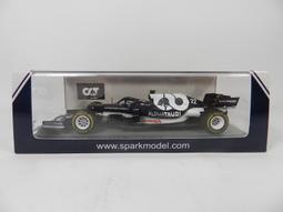 《烈馬驛站》1/43 F1 AlphaTauri AT01 #26 Kvyat Test 2020 (Spark)樹脂 歷史價格詳細信息