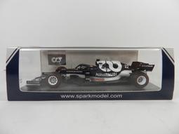 《烈馬驛站》1/43 F1 AlphaTauri AT01 #26 Kvyat Test 2020 (Spark)樹脂 歷史價格詳細信息