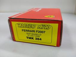 TAMEO TMK386  1/43FERRARI F60 ITALIAN GP 2009 歷史價格詳細信息