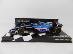 烈馬Minichamps 1/43 F1 BWT Alpine F1 A522 #14 Alonso巴林 2022 樹脂 歷史價格詳細信息
