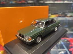 1/43 Minichamps Volvo 740 GL 1986 Dark Green 943171713【MGM】 歷史價格詳細信息