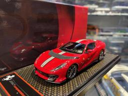 1/43 BBR Ferrari 812 GTS 2019 Bianco Avus BBRC233E【MGM】 歷史價格詳細信息
