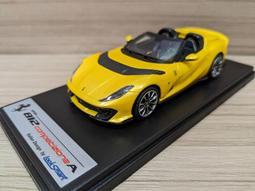 Ferrari 812 Competizione Aperta F1金屬紅 白底 精裝限定20台 1/18 BBR特注版 歷史價格詳細信息