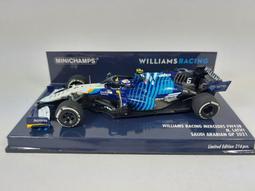 烈馬Minichamps 1/43 F1 Williams FW43B #63 Russell 沙烏地 2021(樹脂) 歷史價格詳細信息