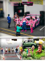 1/64仿真人偶模型微縮玩具手辦迷你小人場景裝飾道具沙盤搭配人物 歷史價格詳細信息