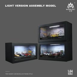 MoreArt 1:64 山區公路場景展示盒 防塵罩 山路場景 模型拍攝背景 歷史價格詳細信息