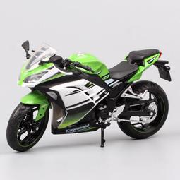 阿莎力 川崎 重機模型112仿真摩托半合金模型鈴木寶馬摩托車模型玩具擺件飾品 歷史價格詳細信息