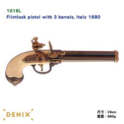 【Denix復刻模型槍】1031L(金) / 1031G (銀)  海盜燧發手槍｜義大利18世紀 歷史價格詳細信息