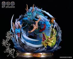 海賊王GK黑珍珠 三龍索隆 最強龍捲風 黑旋風 超大雙頭雕手辦雕像 歷史價格詳細信息