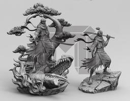 海賊王中國風路飛索隆手辦擺件航海王羅羅洛亞手辦模型生日禮物 歷史價格詳細信息